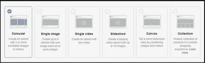 Các định dạng quảng cáo