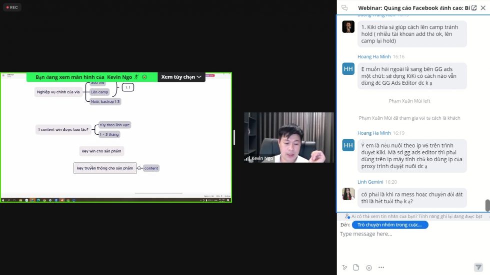 Mr Kevin Ngo giải đáp những câu hỏi của khách tham dự