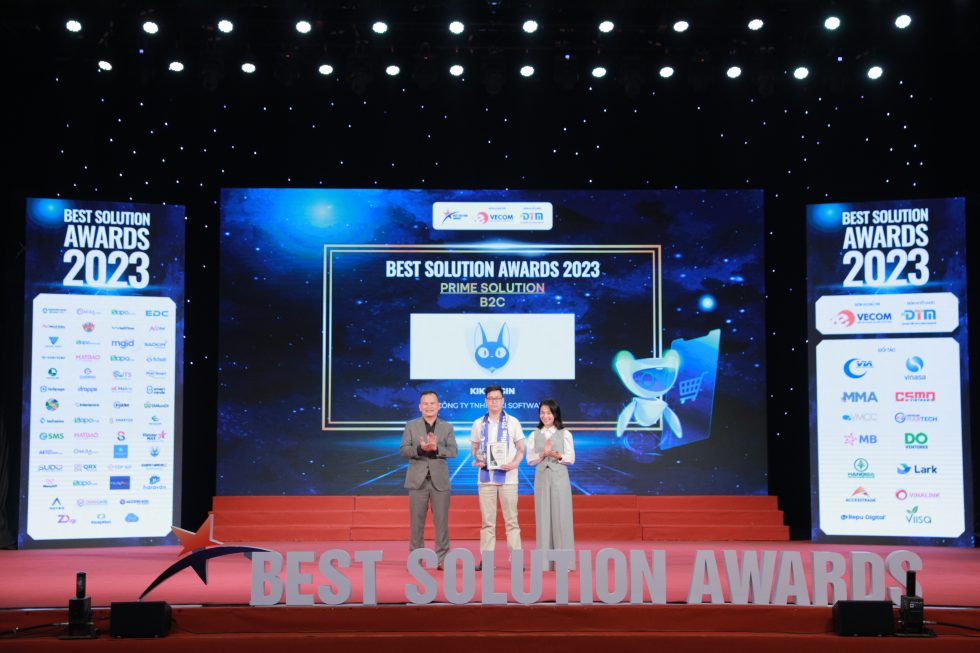 KikiLogin nhan giai Prime Solution Awards 2023